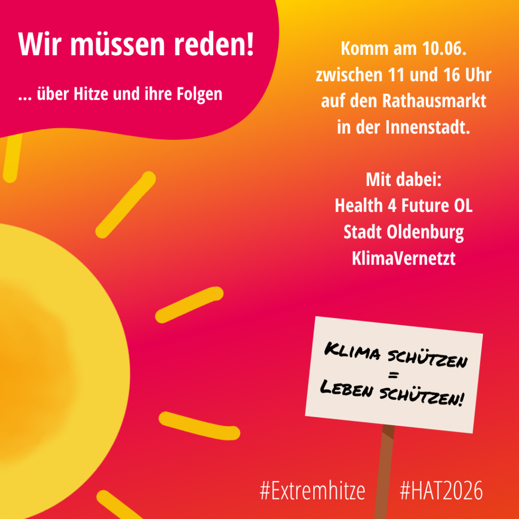 Sharepic mit den Daten zum Hitzeaktionstag