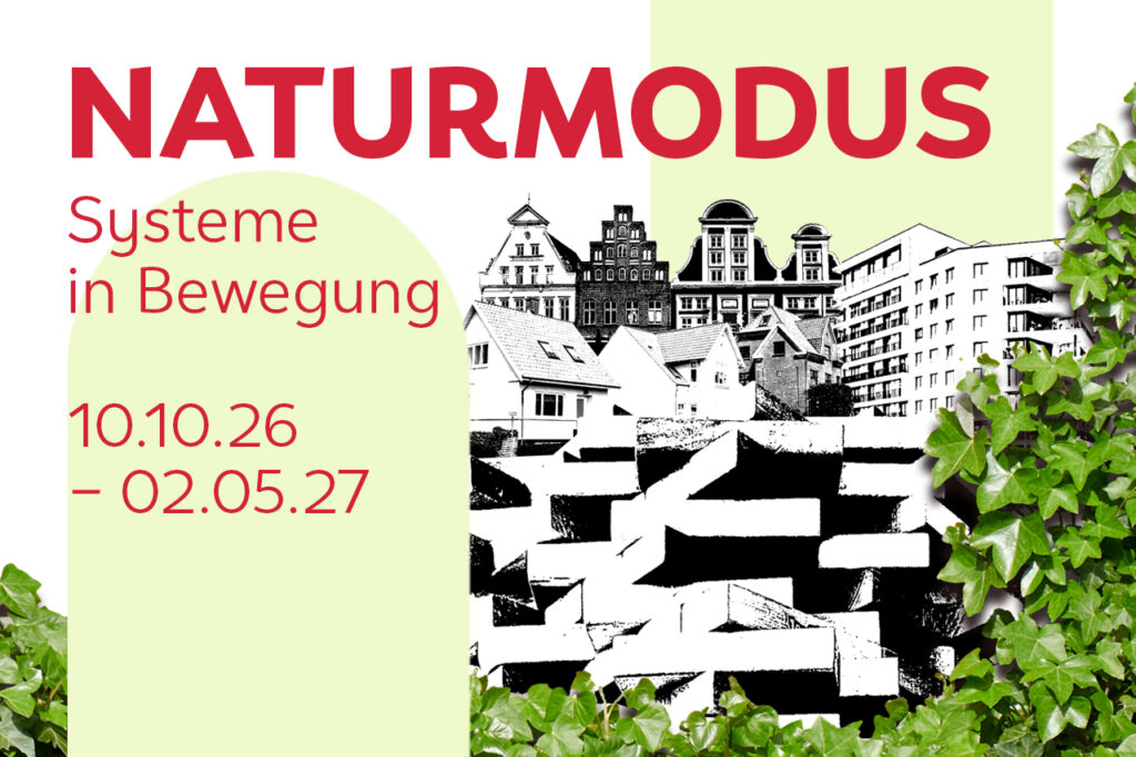 Keyvisual bestehend aus einer Stadtkulisse auf aufgestapelten Backsteinen, davor Efeuranken
